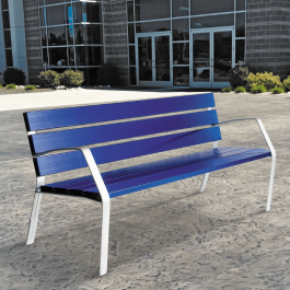 BANC MODO-10 7 LAMES 180 CM EN ALU