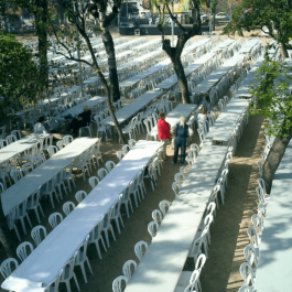 Lots de 10 chaises empilables Bistrot Garrotxa