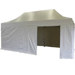 Stand Pliant Pro 3x6m - 18m², Tente, Barnum, Tonnelles, Chapiteaux, Kiosque, Tente de réception, Abri pliant