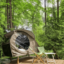 La TinyRoom® de BubbleTree est l’hébergement Insolite le plus compacte du marché