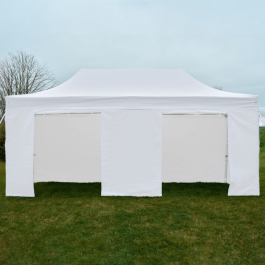 Stand Pliant Pro 3x6m - 18m², Tente, Barnum, Tonnelles, Chapiteaux, Kiosque, Tente de réception, Abri pliant