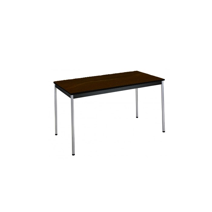 Table polyvalente rectangulaire 140x70 cm hêtre/noir