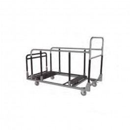 Chariot  ZOWN-Maxchief pour tables et bancs Universel Multi Trolley Structure en acier peint gris. , résistante, solide