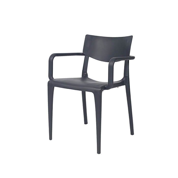 Fauteuil Town anthracite - face