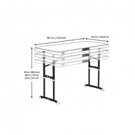 Table traiteur enfant pliante 122x60cm hauteur ajustable - Lifetime